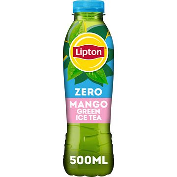 Foto van Lipton ice tea green mango zero sugar 500ml bij jumbo