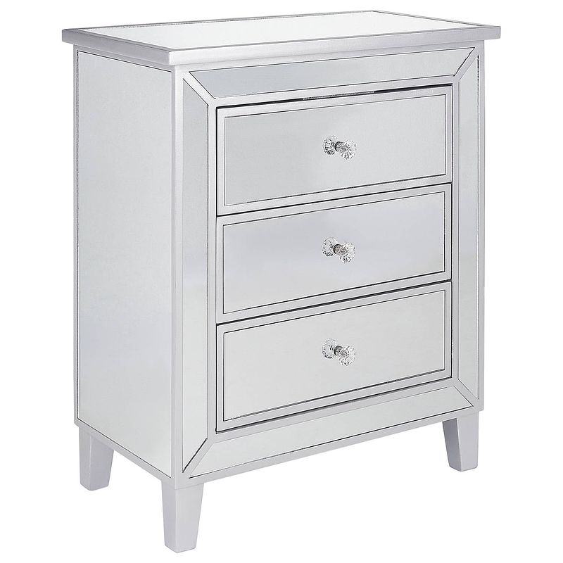 Foto van Beliani breves - commode-zilver-glas