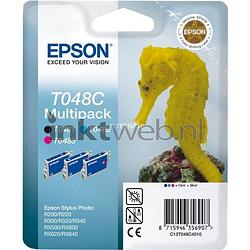 Foto van Epson t048c cartridge multipack kleur cartridge
