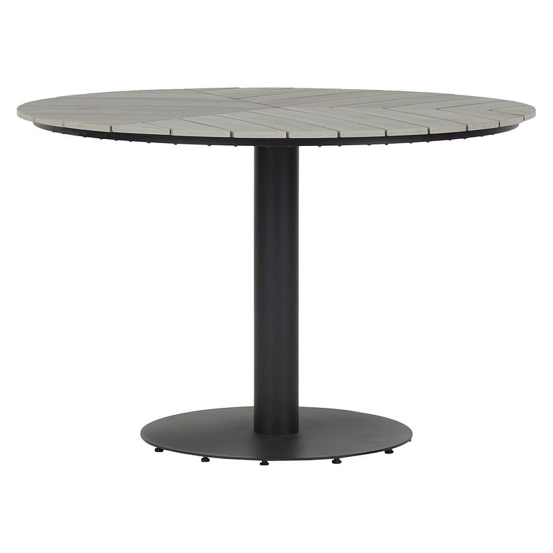 Foto van Hector tuintafel ø110 cm grijs.