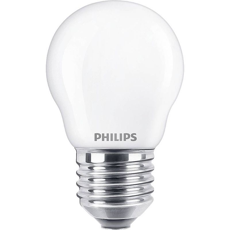 Foto van Philips lighting 76281000 led-lamp energielabel f (a - g) e27 4.3 w = 40 w koudwit (ø x l) 45 mm x 45 mm 1 stuk(s)