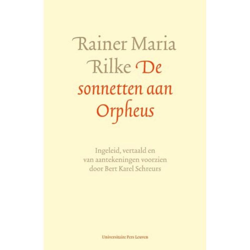 Foto van De sonnetten aan orpheus