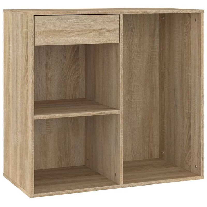 Foto van Vidaxl cosmeticakast 80x40x75 cm bewerkt hout sonoma eikenkleurig