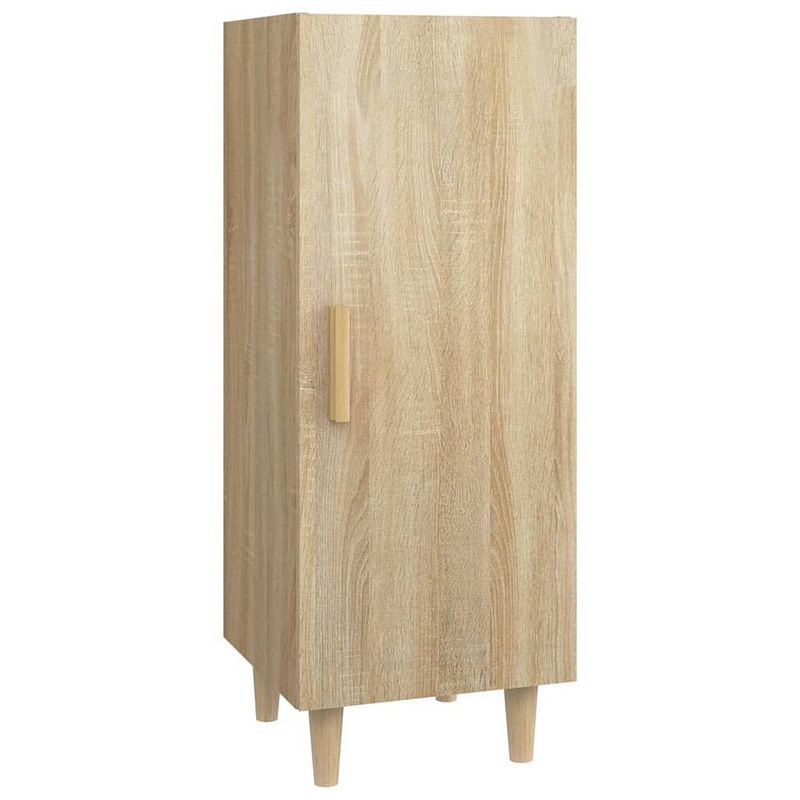 Foto van Vidaxl dressoir 34,5x34x90 cm bewerkt hout sonoma eikenkleurig