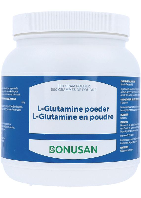 Foto van Bonusan l-glutaminepoeder