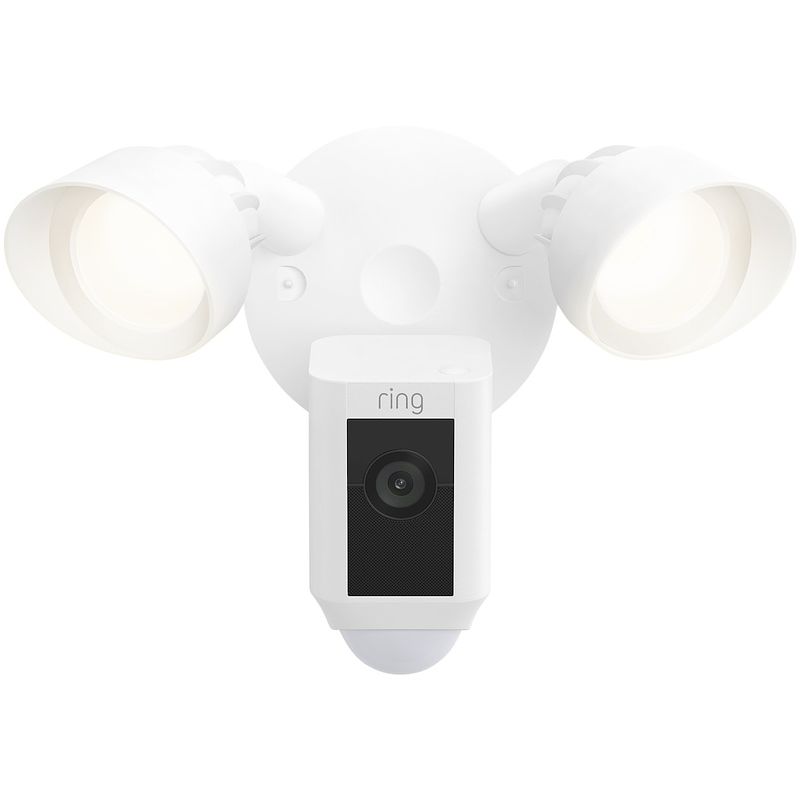 Foto van Ring floodlight cam wired plus ip-camera wit