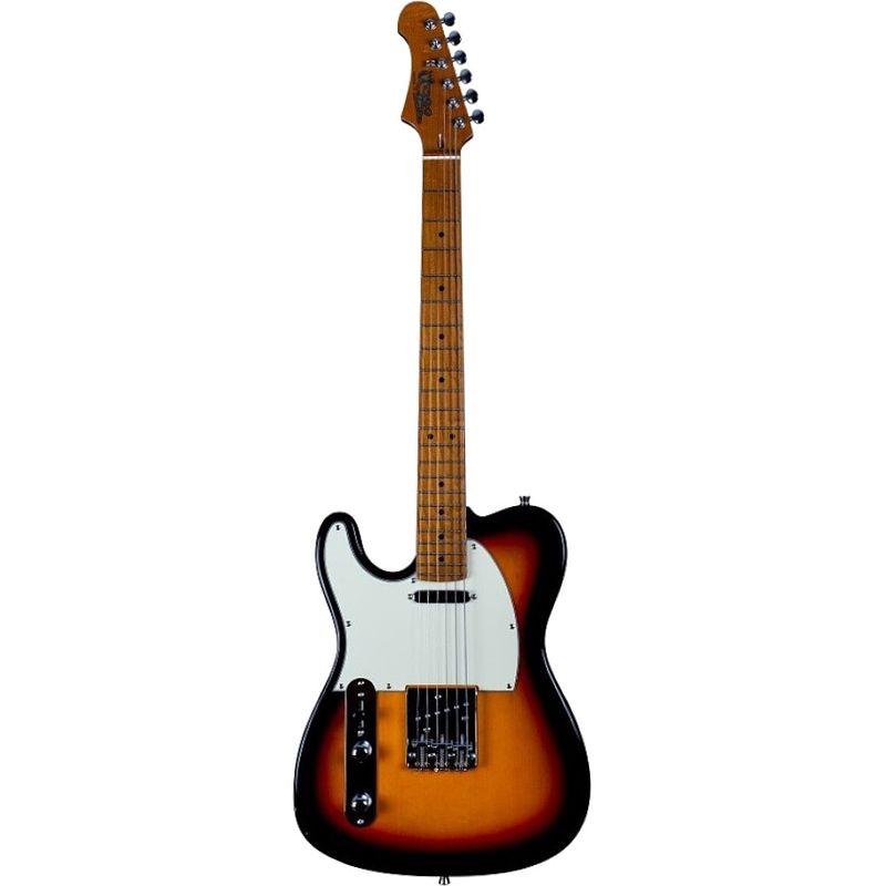 Foto van Jet guitars jt-300 sunburst left-handed linkshandige elektrische gitaar