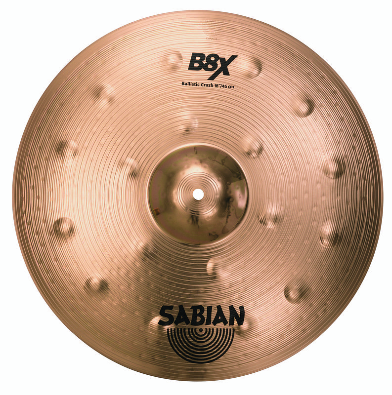 Foto van Sabian b8x ballistic crash 18 inch