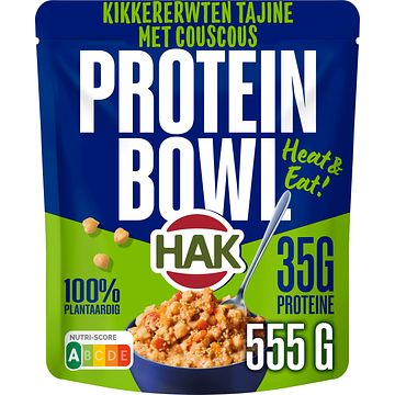 Foto van Hak kikkererwten tajine protein bowl 555g bij jumbo