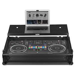 Foto van Udg ultimate flight case pioneer ddj-rev5 black plus met laptop-plateau