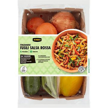 Foto van Per pakket | jumbo italiaanse fusili salsa rossa 980g aanbieding bij jumbo