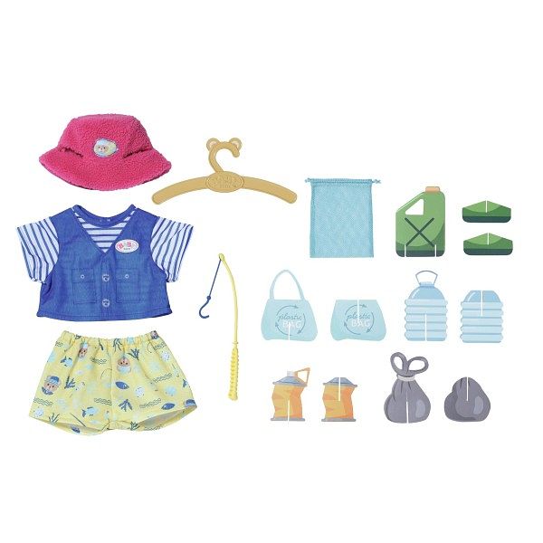 Foto van Baby born fisherman outfit