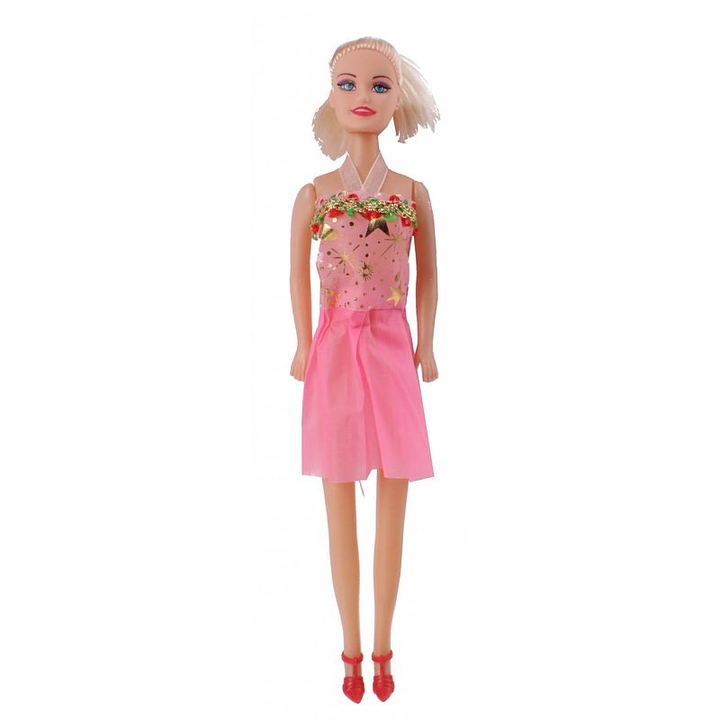 Foto van Lg-imports tienerpop modern doll roze 30 cm