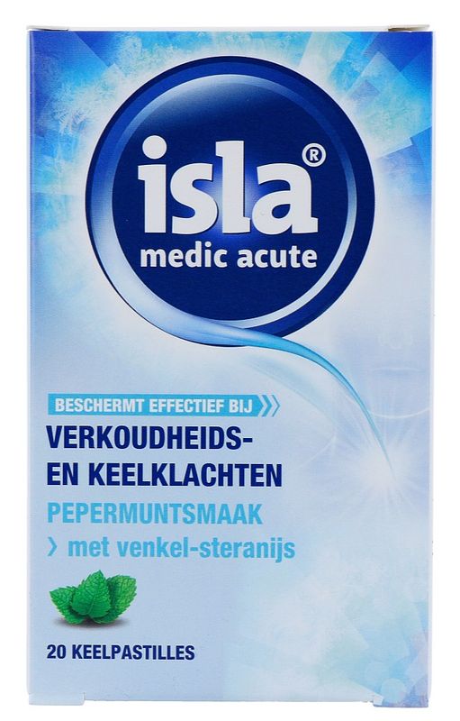 Foto van Isla medic acute keelpastilles 20st