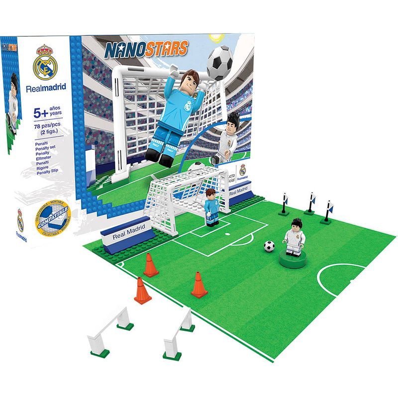 Foto van Nanostars bouwset penalty set real madrid - 200 stuks