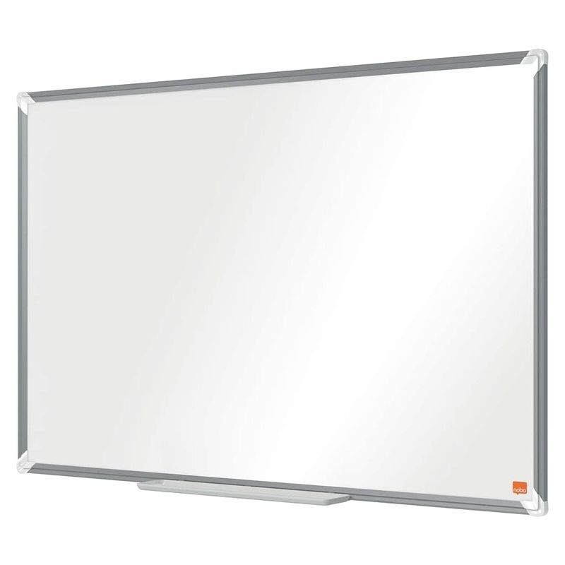 Foto van Nobo whiteboard magnetisch premium plus 90x60 cm staal