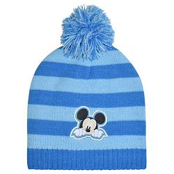 Foto van Disney babymuts mickey mouse junior acryl lichtblauw one-size