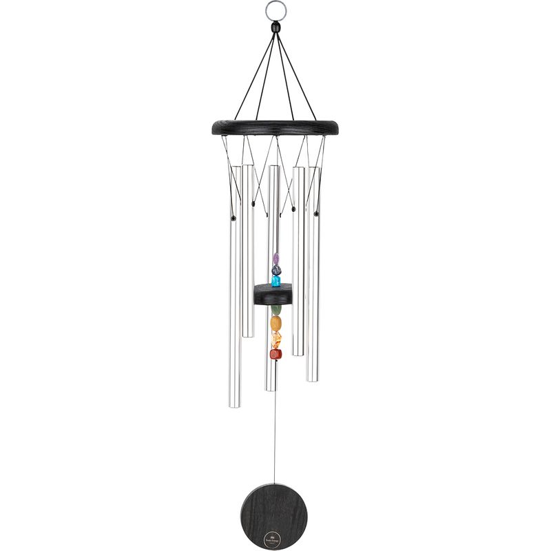 Foto van Meinl cmc25s meditation chime chakra windchime met 7 staafjes