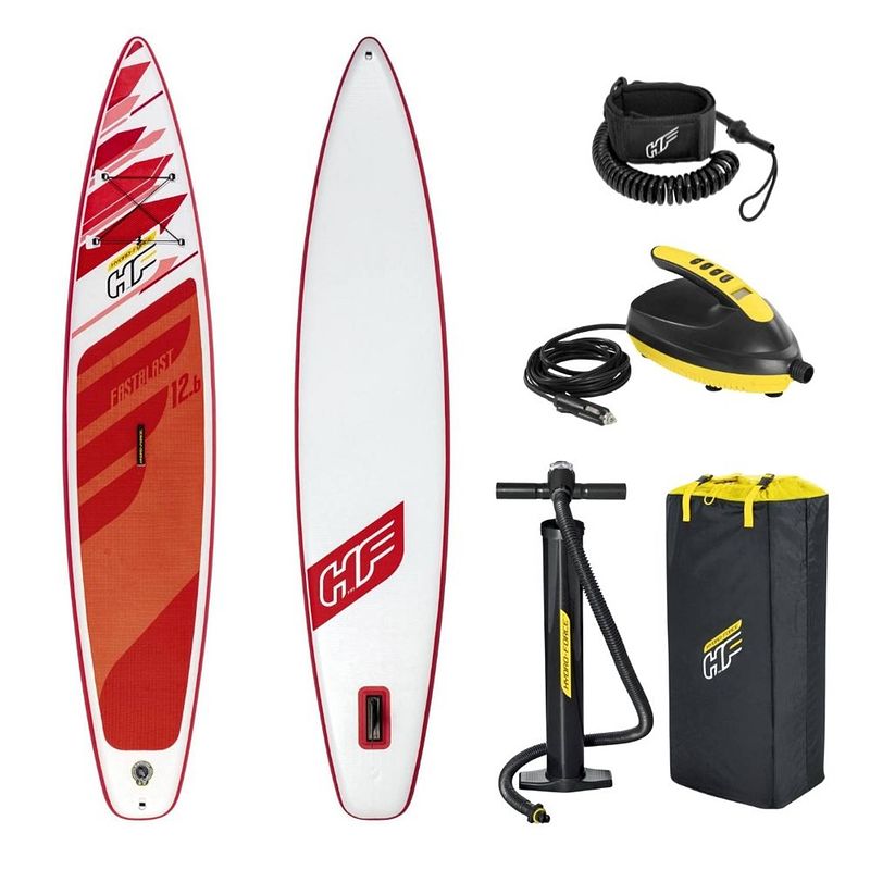 Foto van Bestway sup board - hydro force - fastblast tech set en sup elektrische luchtpomp 12v