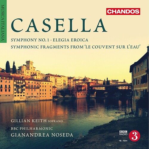 Foto van Casella: symphony no.1, elegia eroica - cd (0095115188026)