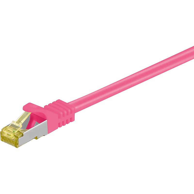 Foto van Patchkabel rj-45 cat 6.a s/ftp (pimf), met cat.7 kabel - 2 m