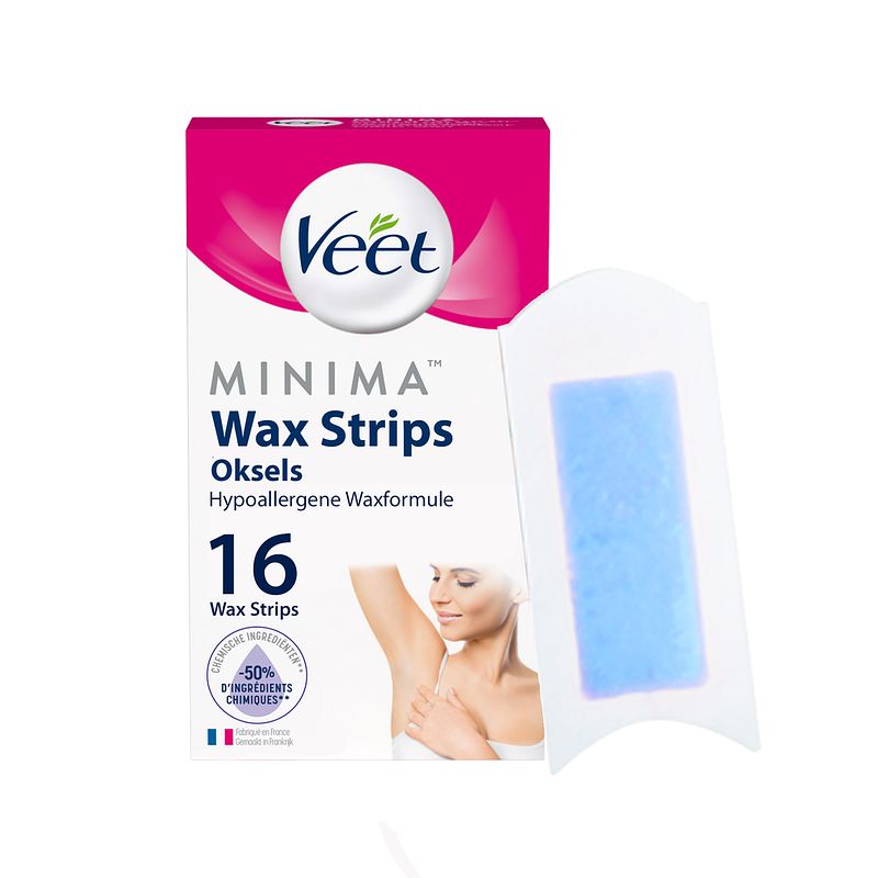 Foto van Veet minima ontharing waxstrips easy-gel