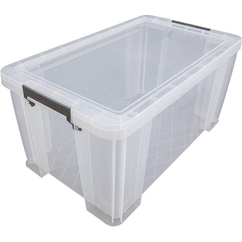 Foto van Allstore opbergbox - 54 liter - transparant - 66 x 38 x 31 cm - opbergbox