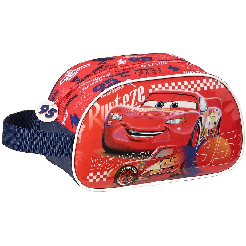 Foto van Disney cars toilettas, double vision - 26 x 15 x 12 cm - polyester