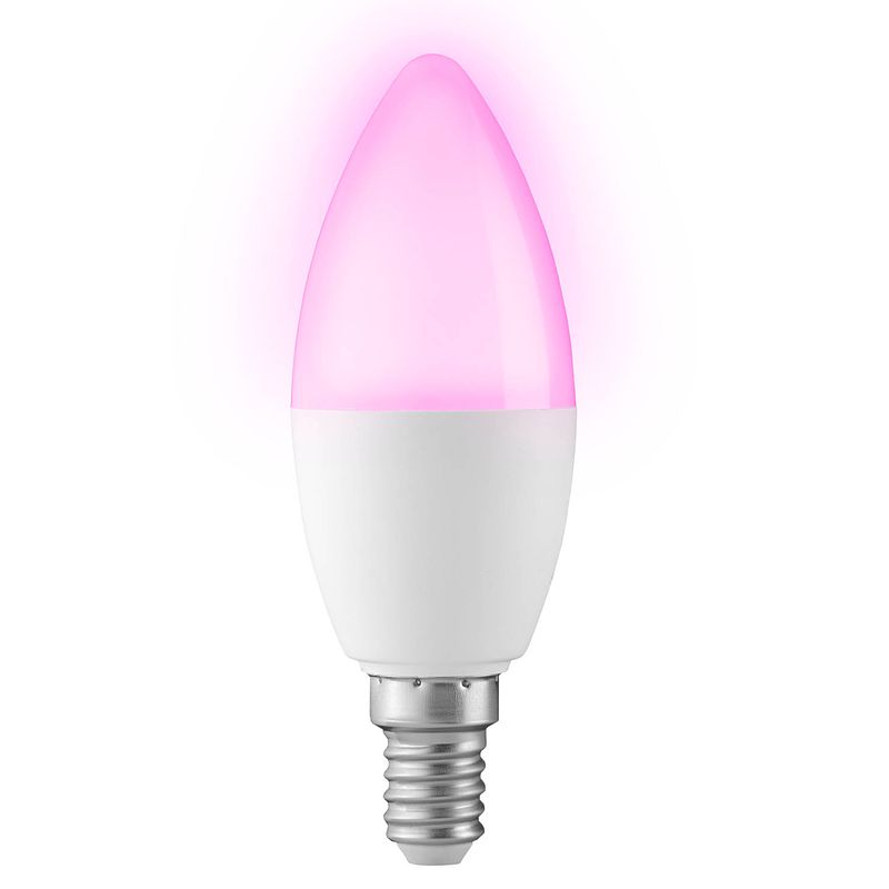 Foto van Smart wifi kleuren led lamp alecto smartlight30