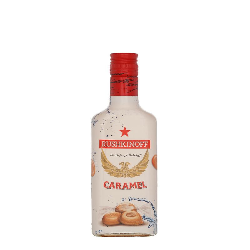 Foto van Rushkinoff caramel 20cl wodka