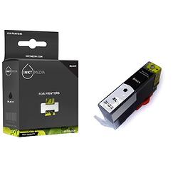 Foto van Inktmedia® -navulinkt - geschikt hp 655 xl inktcartridge zwart (cz109a) - navul inkt - refill inkt