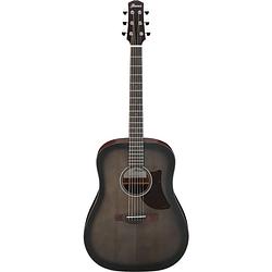 Foto van Ibanez aad50 advanced acoustic transparent charcoal burst high gloss akoestische westerngitaar