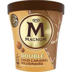 Foto van Magnum ijs double gold caramel billionaire pint 440ml bij jumbo