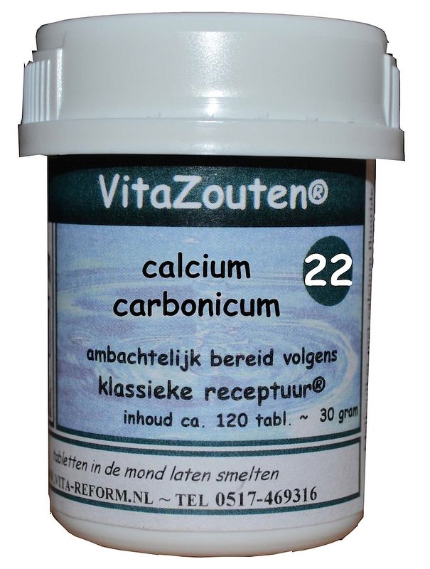 Foto van Vita reform vitazouten nr. 22 calcium carbonicum 120st