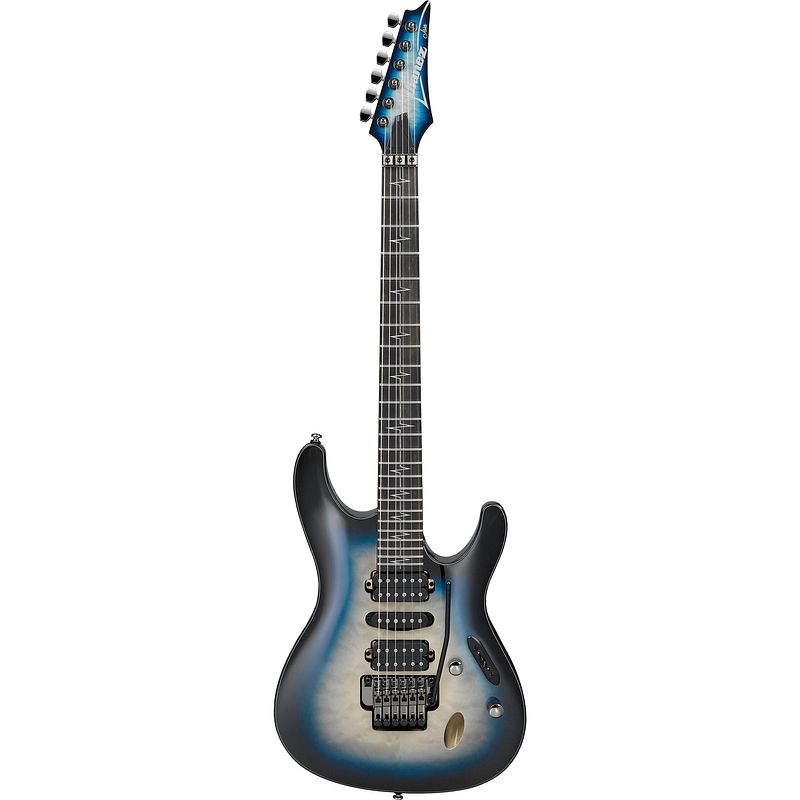 Foto van Ibanez nita strauss signature jivajr-dse deep sea blonde elektrische gitaar