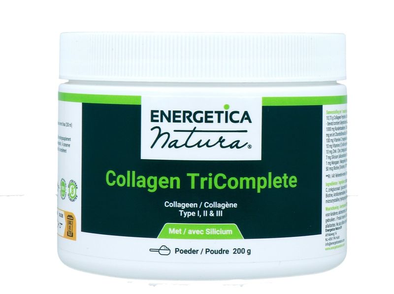 Foto van Energetica natura collagen tricomplete collageen poeder