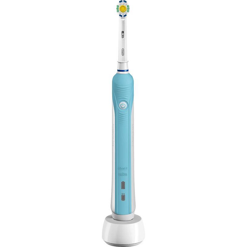 Foto van Oral-b elektrische tandenborstel pro 700 wit - 1 poetsstand