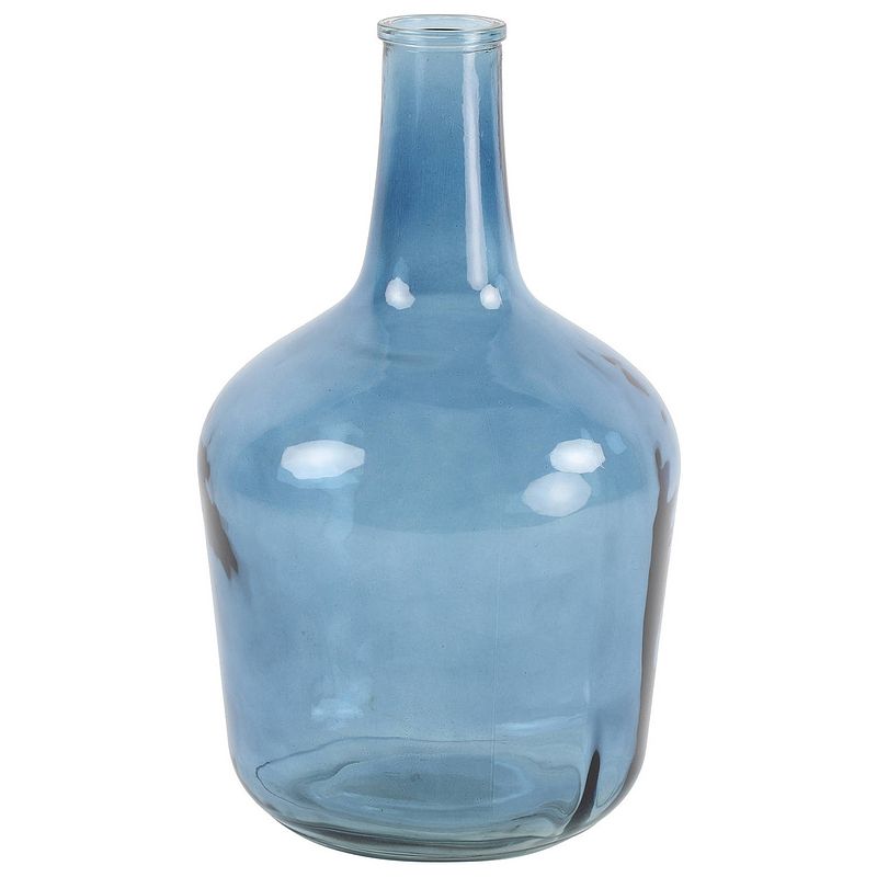 Foto van Non-branded vaas denley 42 x 25 cm glas blauw