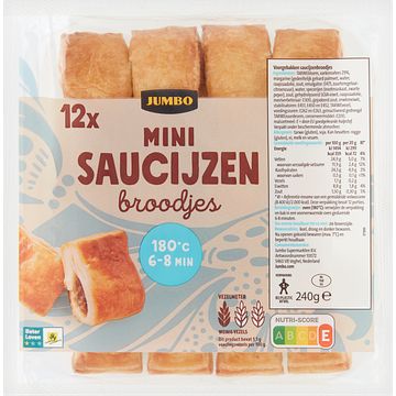 Foto van Jumbo mini saucijzenbroodjes 12 stuks