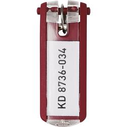 Foto van Durable sleutelhanger 195703 key clip - 1957 rood 6 stuk(s)