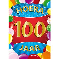 Foto van 100 jaar mega deurposter - feestposters