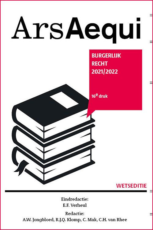 Foto van Burgerlijk recht 2021-2022 - paperback (9789493199354)