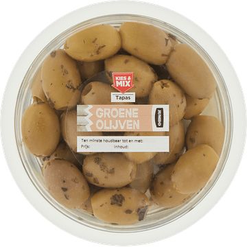 Foto van Jumbo groene olijven naturel 150g aanbieding bij jumbo | diverse soorten