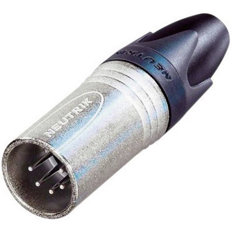 Foto van Neutrik nc5mxx xlr-connector stekker, recht aantal polen: 5 zilver 1 stuk(s)