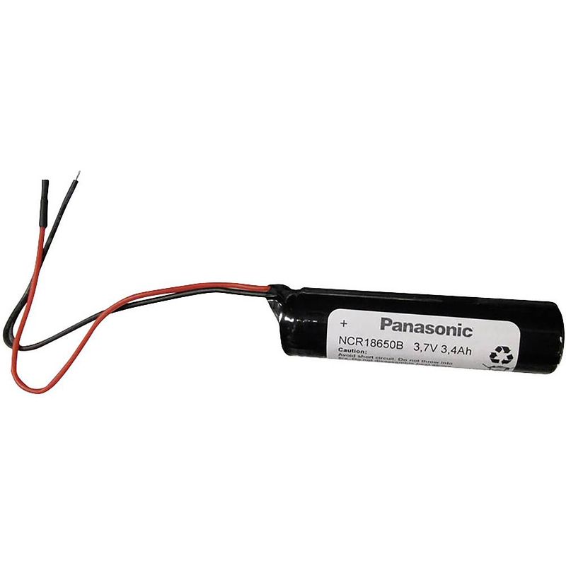 Foto van Panasonic ncr18650b speciale oplaadbare batterij 18650 kabel li-ion 3.7 v 3400 mah