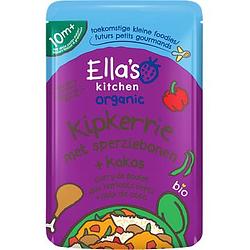 Foto van Ella'ss kitchen organic bio kipkerrie met sperziebonen + kokos 10 m+ 190g bij jumbo