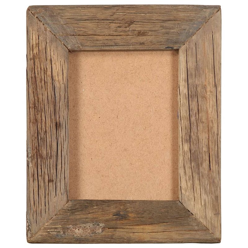 Foto van The living store fotolijst oud hout - landelijke charme - 23 x 28 cm - massief gerecycled hout