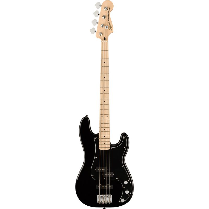 Foto van Squier affinity series precision bass pj mn black elektrische basgitaar