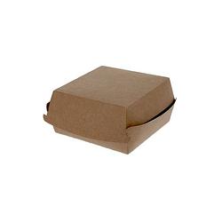 Foto van Hamburgerbak middel fsc kraft bio (600 stuks)