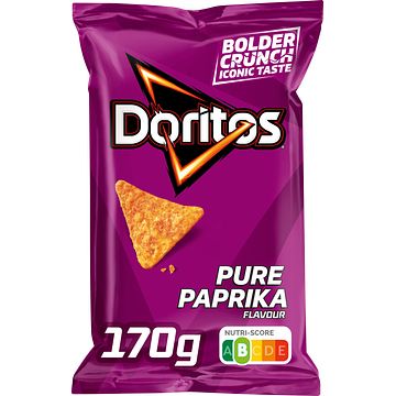 Foto van Doritos pure paprika tortilla chips 170gr bij jumbo